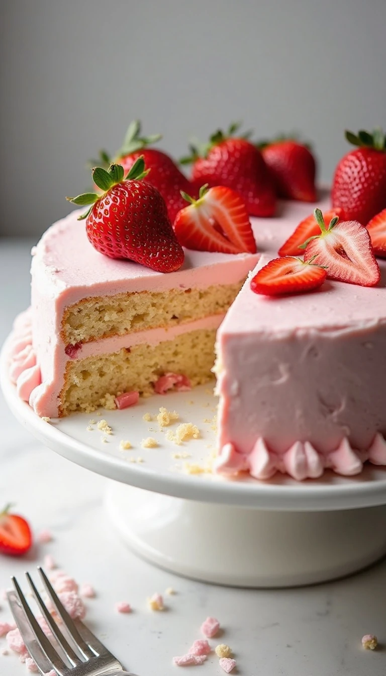 Easy Homemade Strawberry Cake Recipe From Scratch