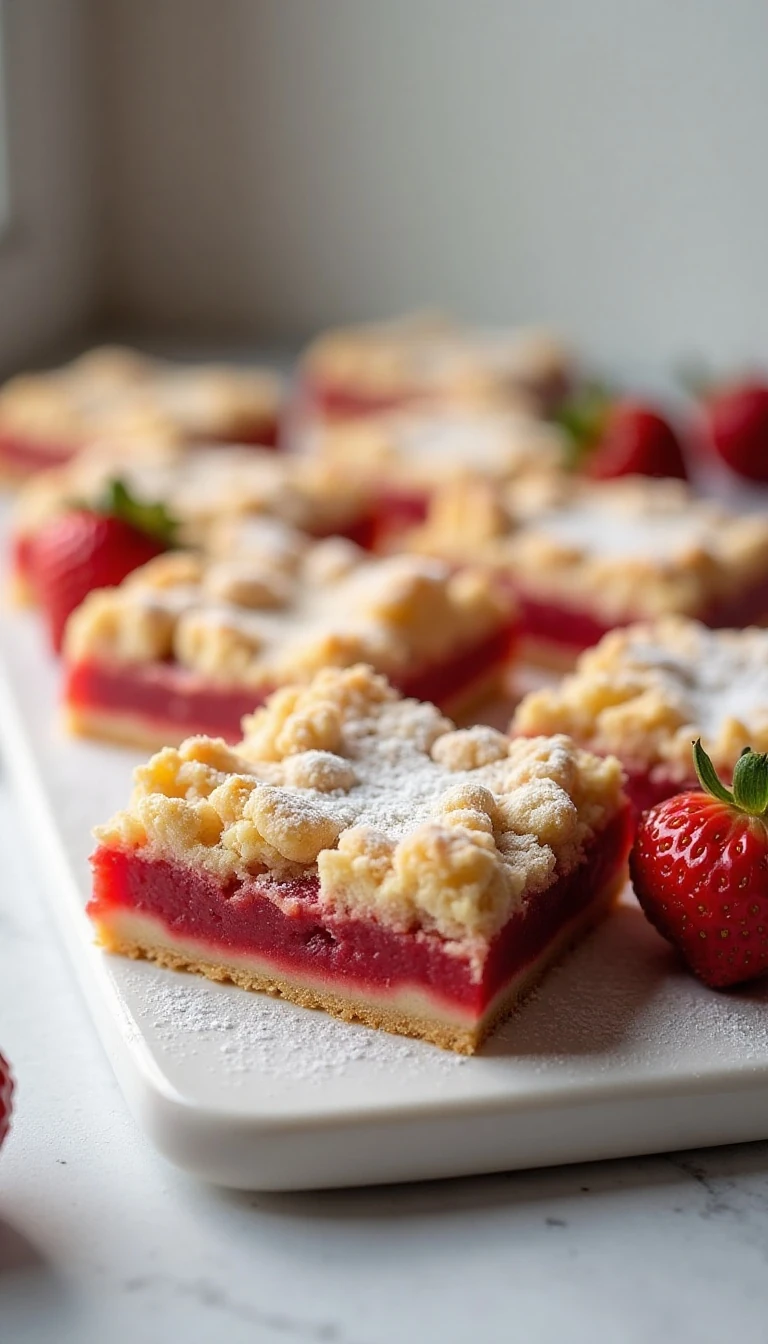 Strawberry Crumble Cookie Bars Everyone Will Love