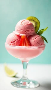 Strawberry Kiwi Lime Sorbet Recipe: Bright & Refreshing