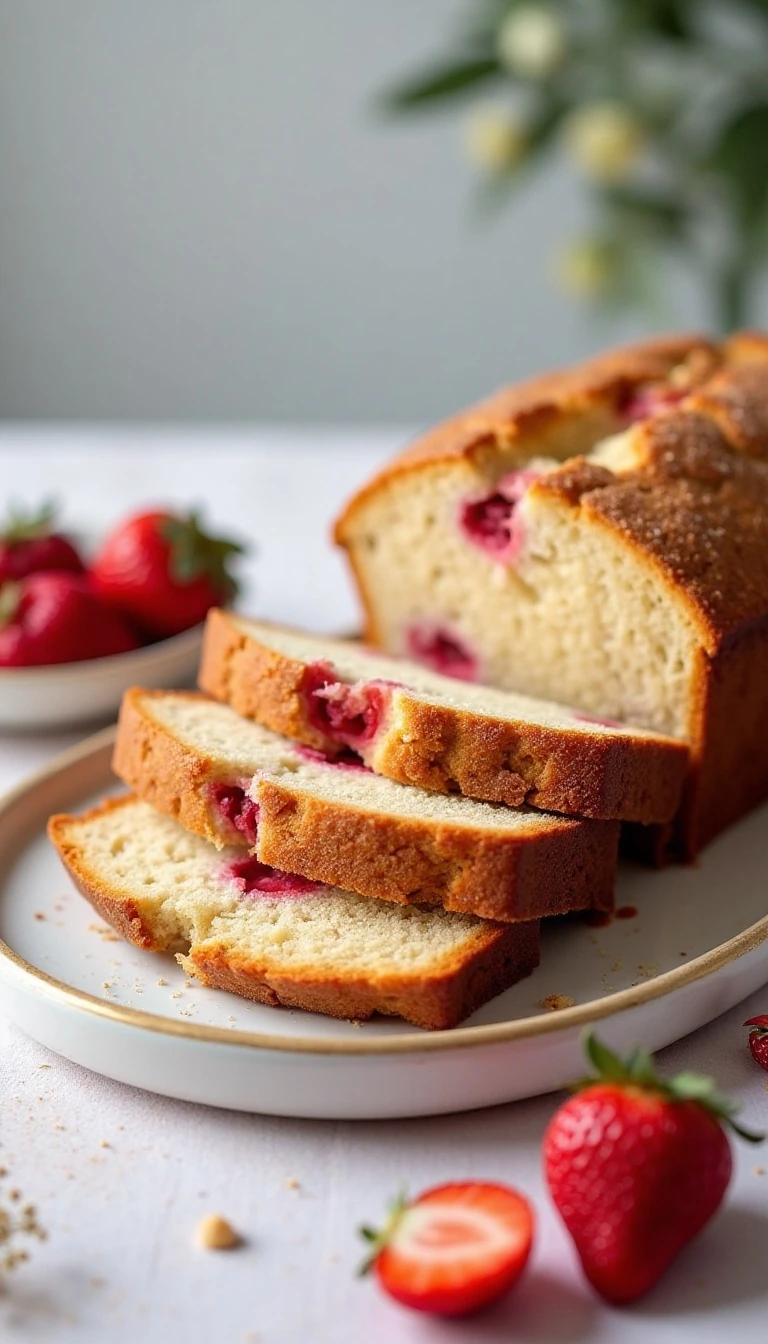 Easy Strawberry Rhubarb Bread Recipe with a Tart Twist