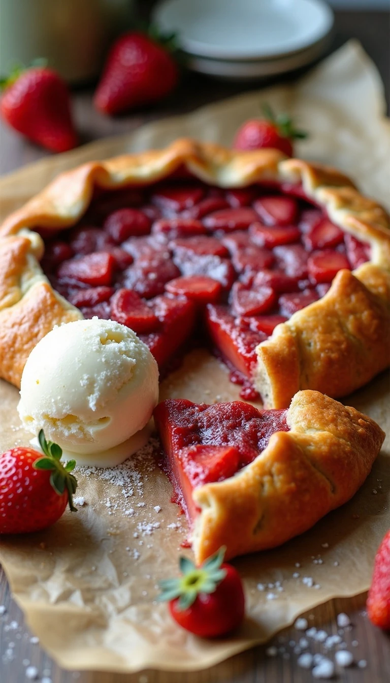 Strawberry Rhubarb Galette: A Rustic Dessert Favorite