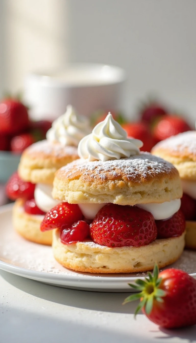 Strawberry Shortcake Scones Recipe for a Sweet Treat
