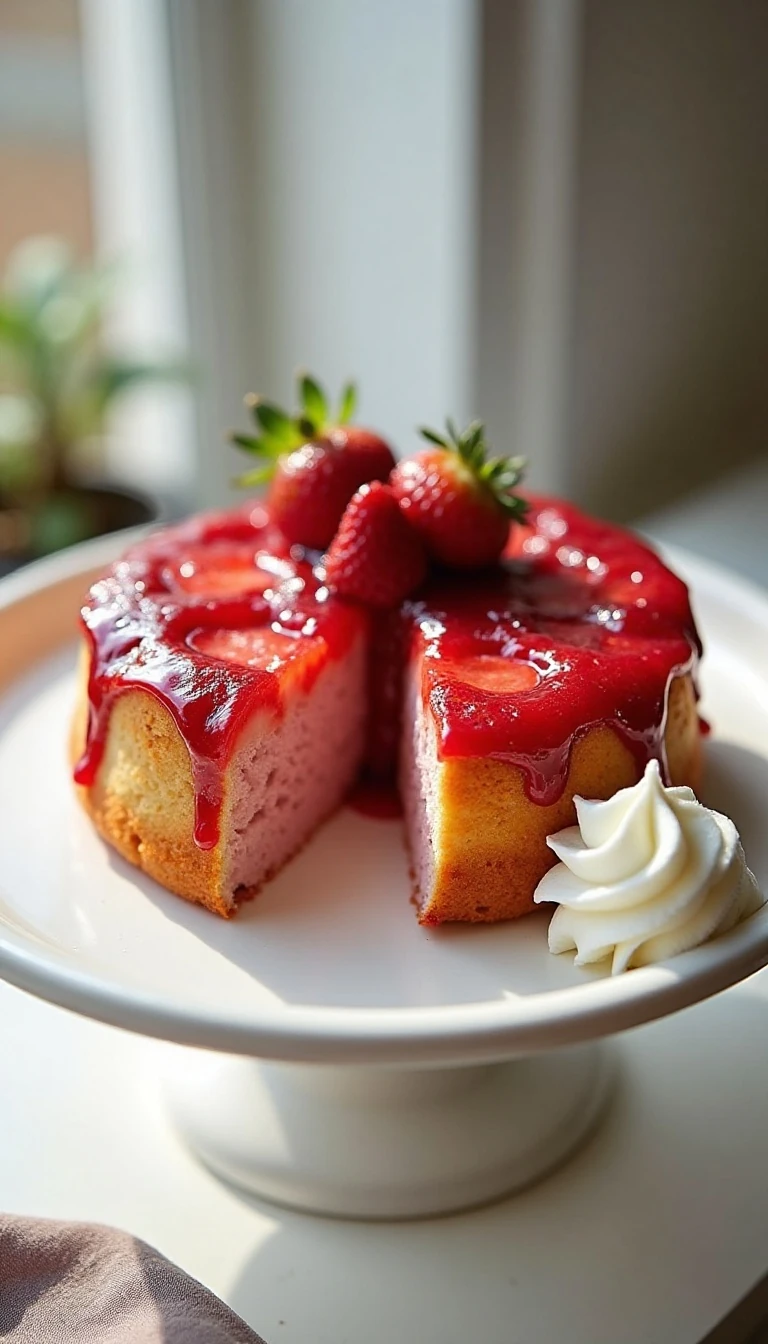 Strawberry Upside-Down Cake That Steals the Show