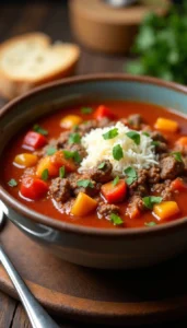 Stuffed Bell Pepper Soup: A Cozy One-Pot Favorite