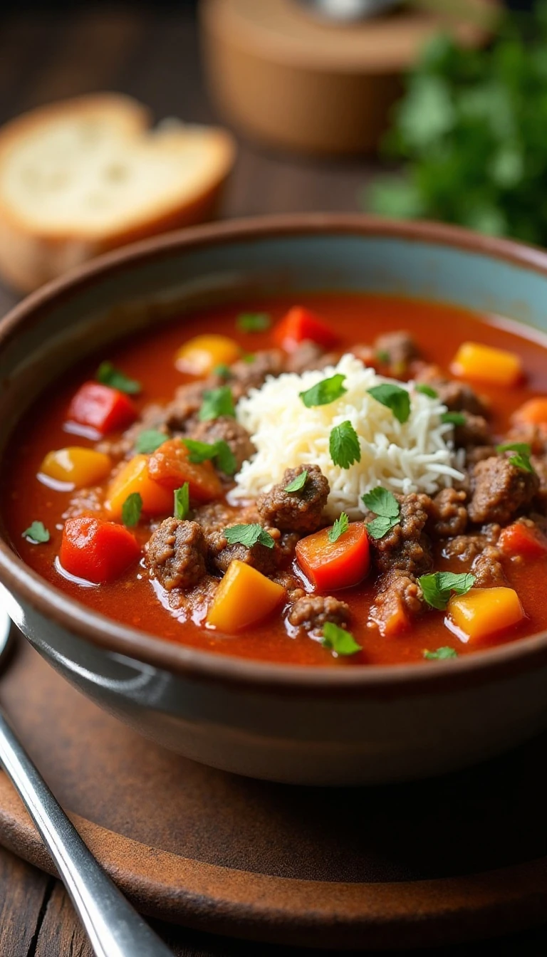 Stuffed Bell Pepper Soup: A Cozy One-Pot Favorite