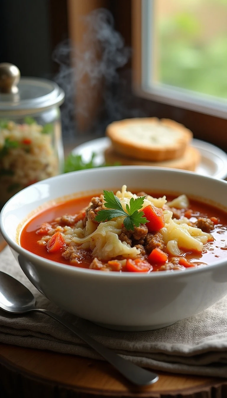 Easy Stuffed Cabbage Soup Recipe (Comfort in a Bowl)