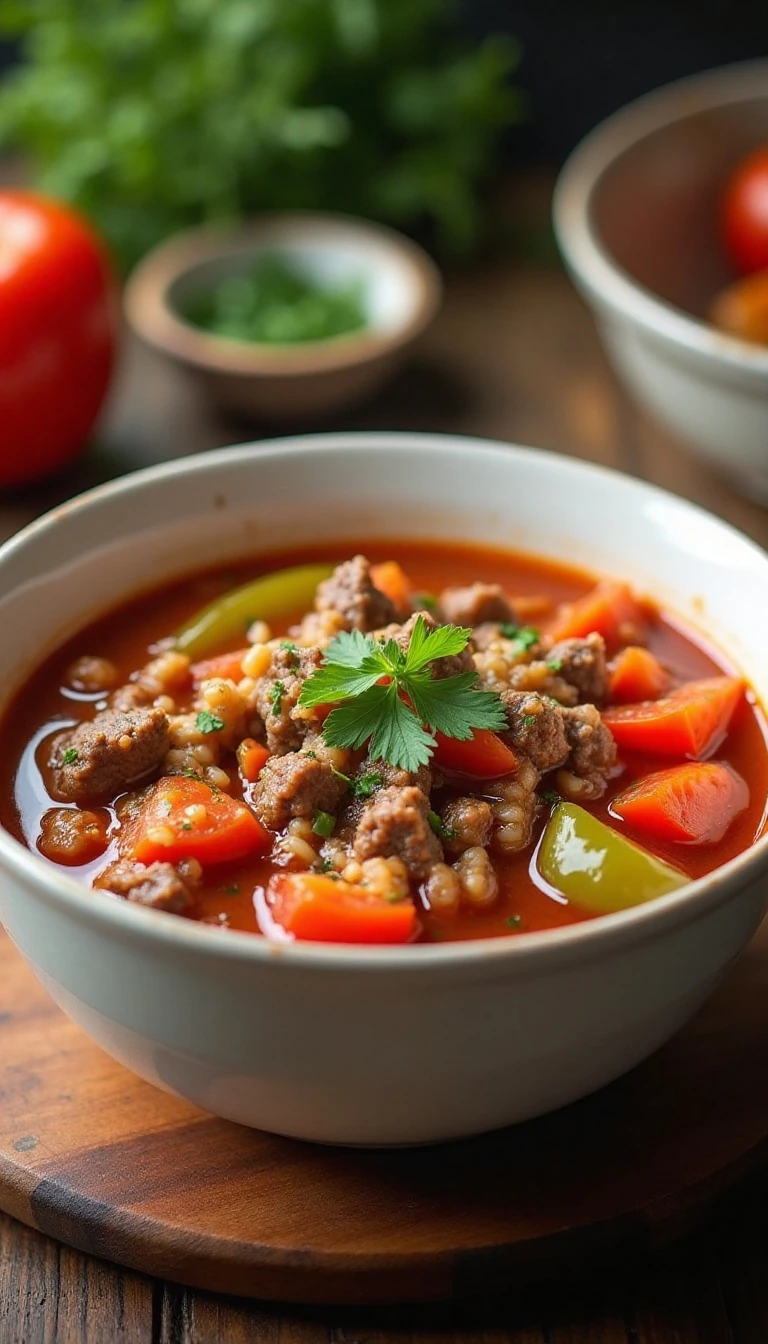 Easy Stuffed Pepper Soup Recipe (Quick & Comforting)