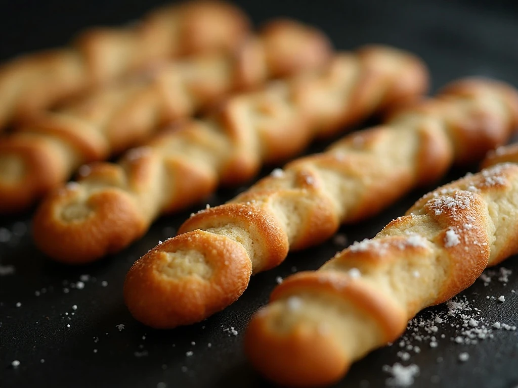 Close-up of realistic witch finger cookie shapes and knuckle marks