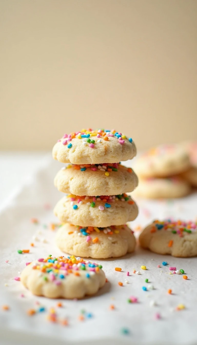 Easy Sugar Cookies with Sprinkles Recipe