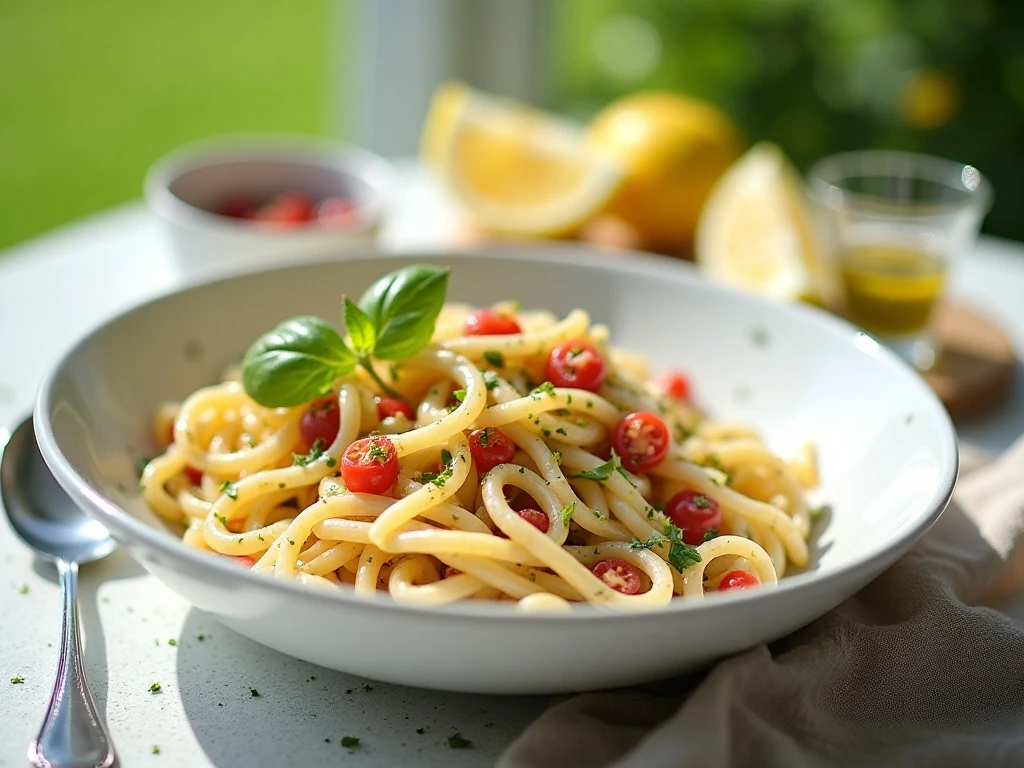 Make-ahead pasta salad ready for a summer meal
