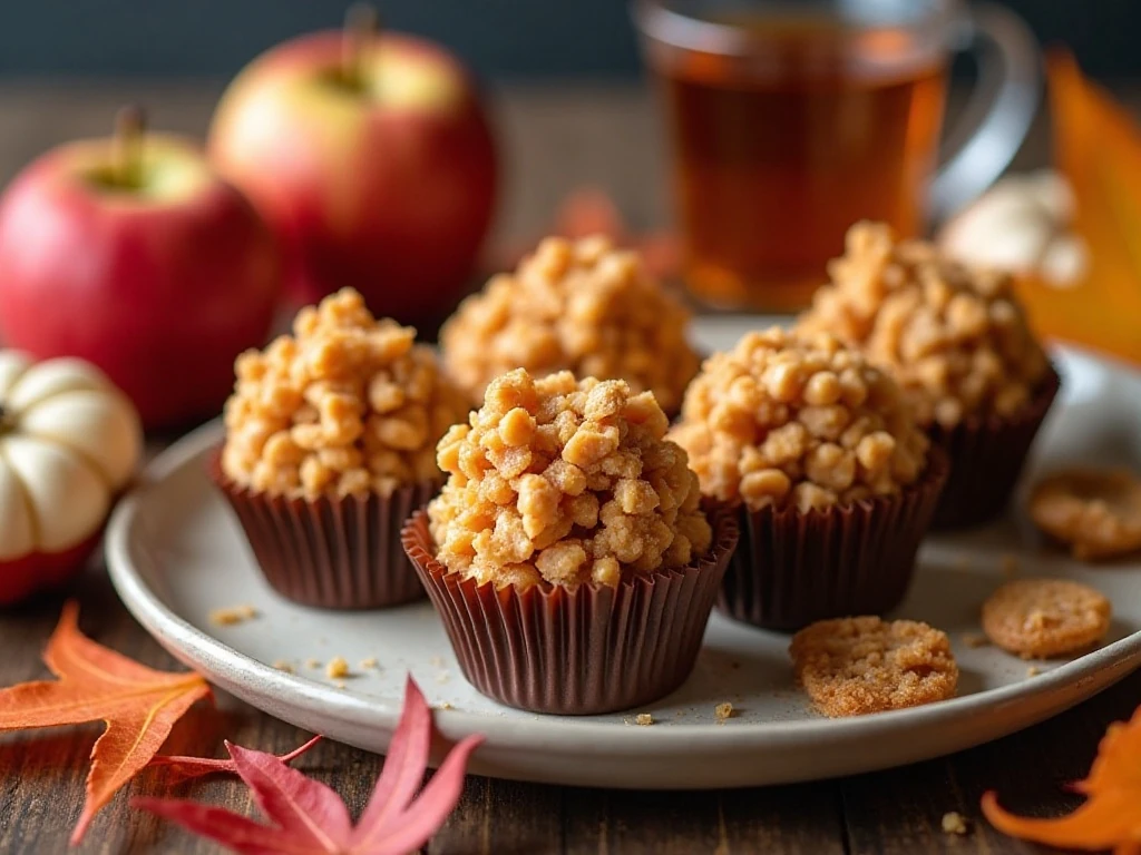 Peanut butter haystacks served at a fall gathering
