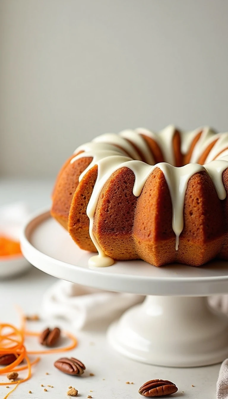 Super Moist Carrot Bundt Cake Everyone Will Love