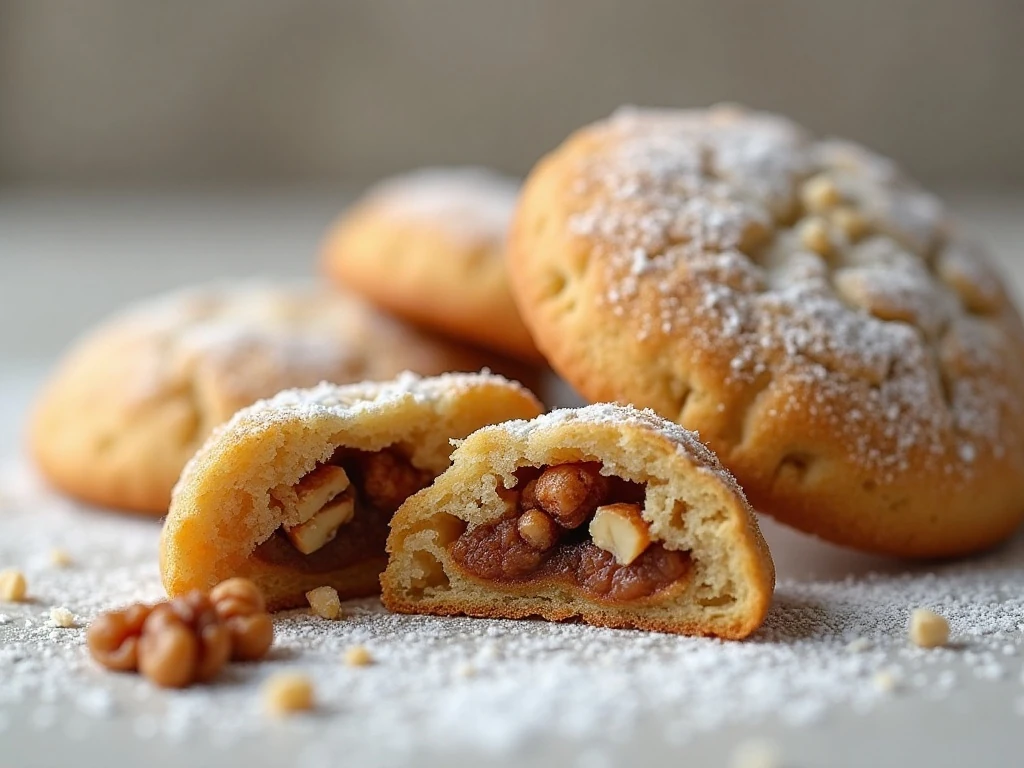 Tender walnut crumb inside a Swedish heirloom cookie