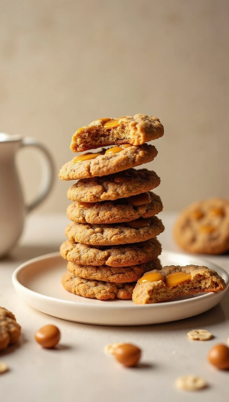 Sweet and Chewy Butterscotch Oatmeal Cookies Recipe