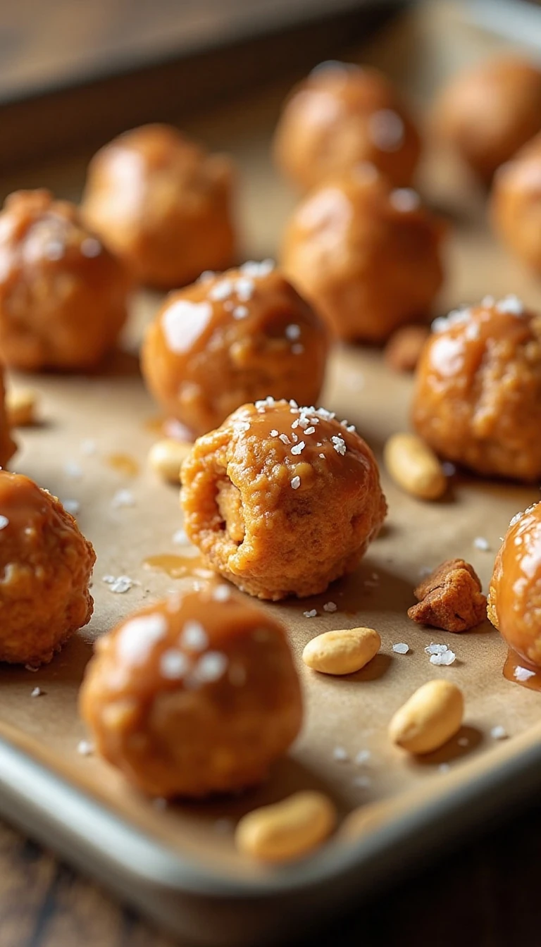Sweet and Salty Caramel Popcorn Balls Recipe