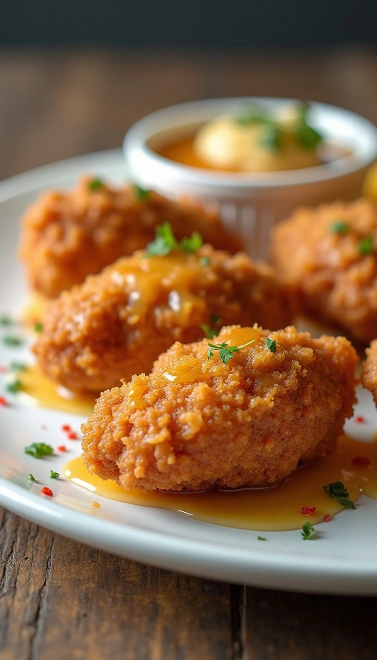 Sweet and Spicy Buttermilk Breaded Chicken