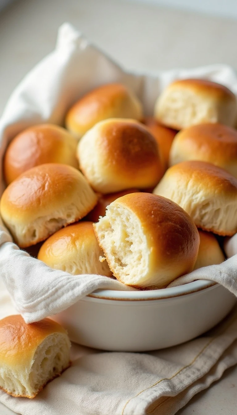 Easy Sweet and Flakey Dinner Rolls Recipe