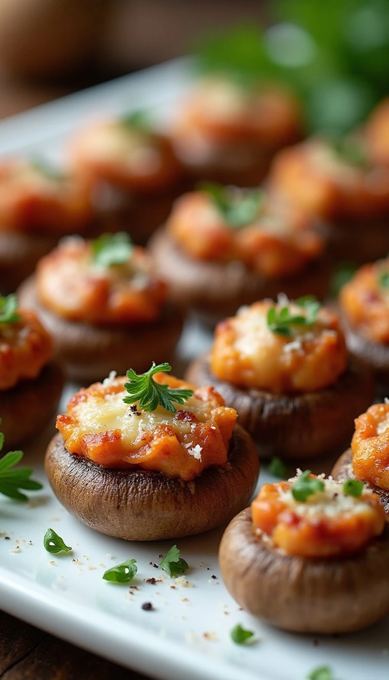 Sweet Italian Sausage Stuffed Mushrooms Recipe