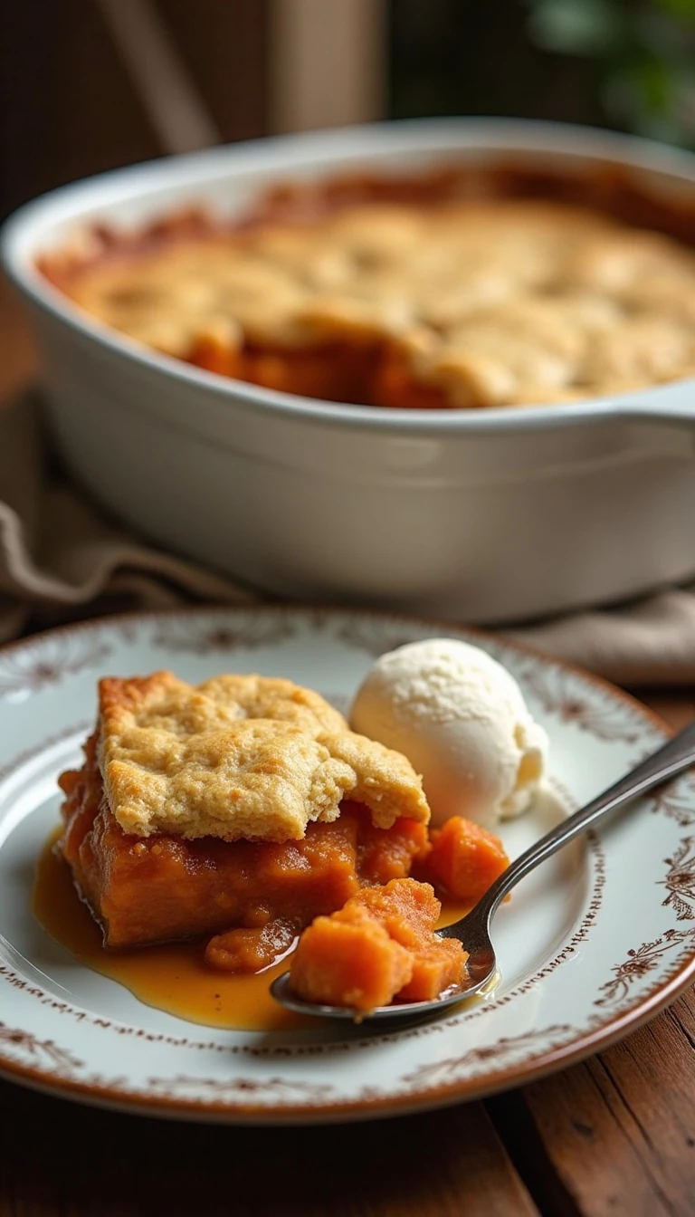 Easy Old-Fashioned Sweet Potato Cobbler Recipe