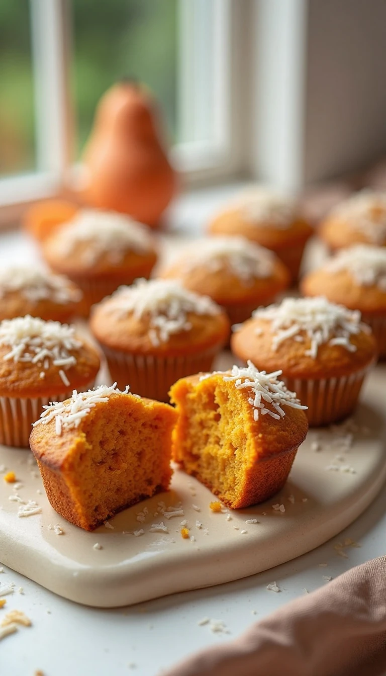 Easy Sweet Potato Muffins with Toasted Coconut Recipe