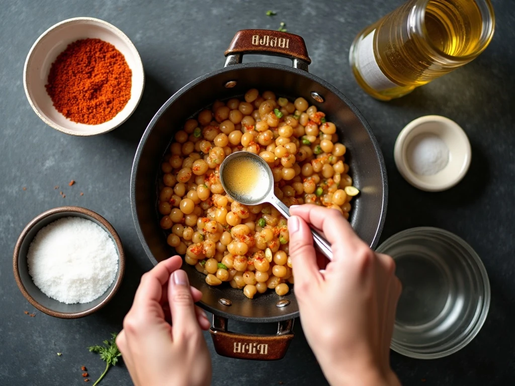 Ingredients for homemade sweet-spicy dipping sauce