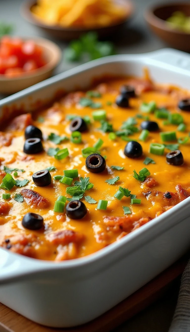 Easy Taco Chicken Casserole for Busy Weeknights