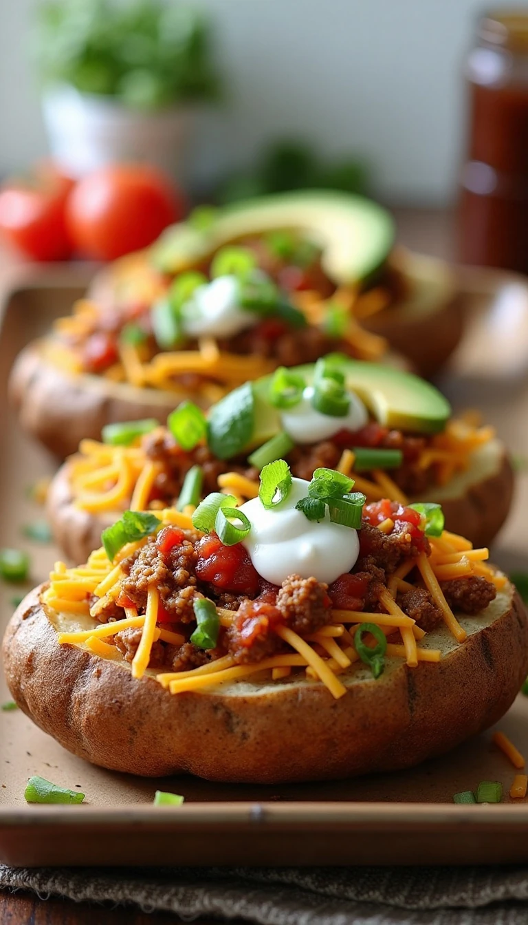 Easy Taco Stuffed Potatoes Recipe for a Cozy Weeknight Dinner