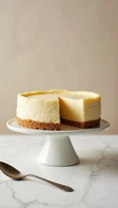 Tall and Creamy New York Cheesecake Recipe