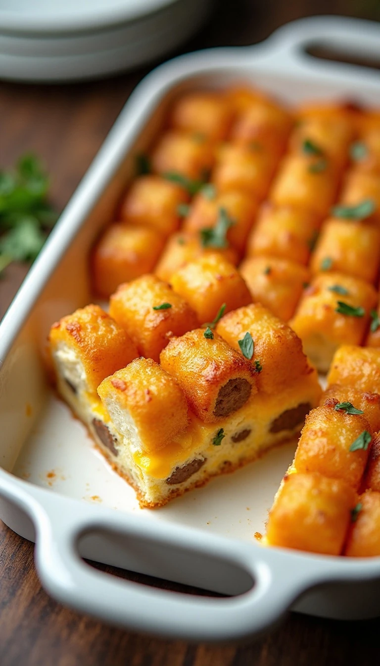 Easy Tater Tot Breakfast Casserole Recipe