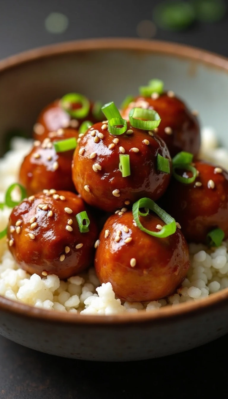 Easy Teriyaki Chicken Meatballs Recipe (Quick & Delicious)
