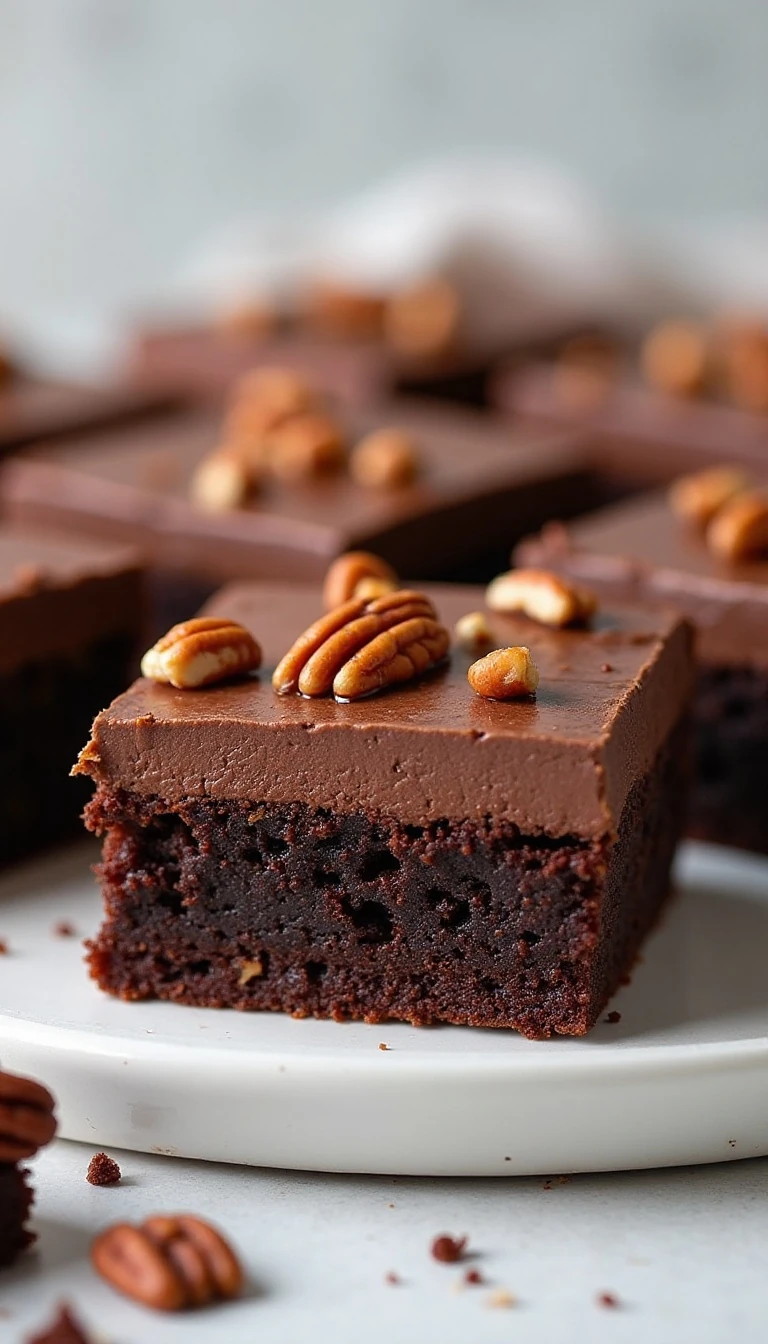 Texas Sheet Cake Brownies Recipe with Warm Chocolate Frosting