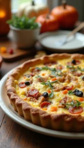 Easy Thanksgiving Leftovers Quiche Recipe
