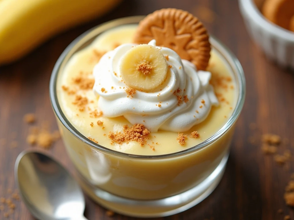 Creamy Southern banana pudding layered with vanilla wafers and bananas