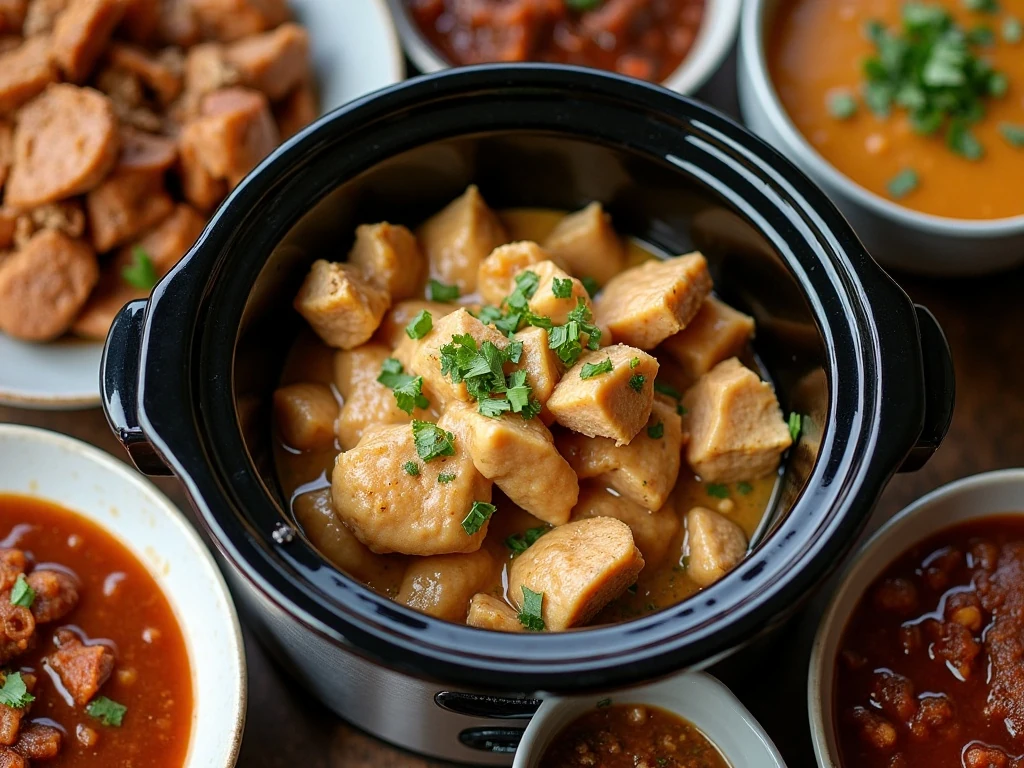 A selection of easy beginner crockpot meals