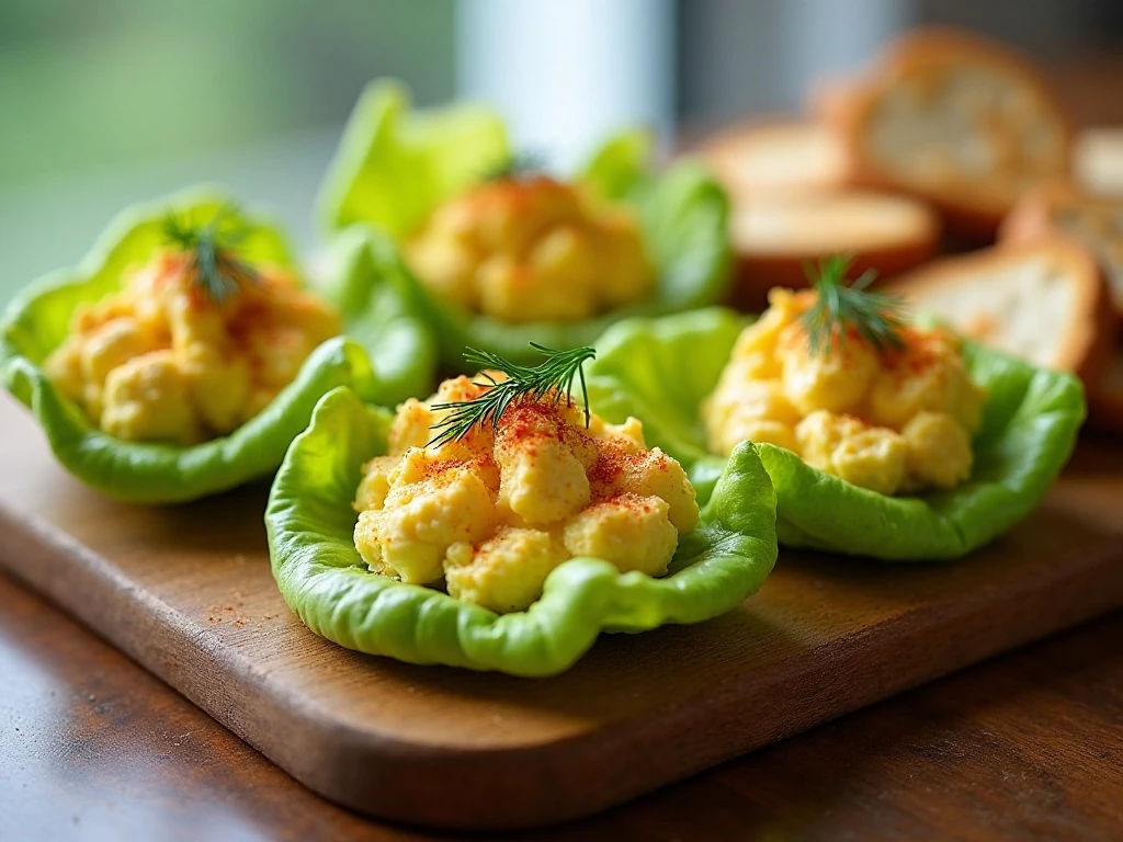 Several ways to serve classic egg salad