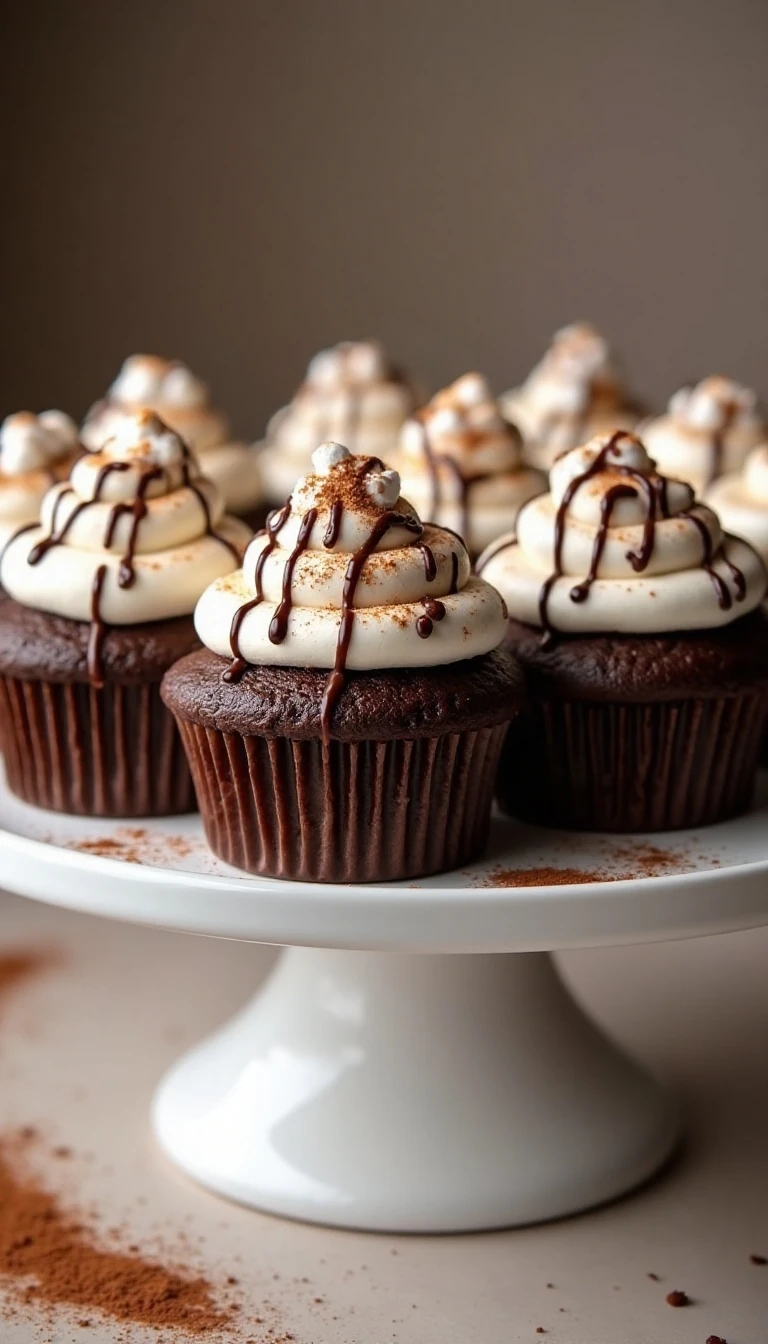 The Best Hot Chocolate Cupcakes You'll Ever Taste
