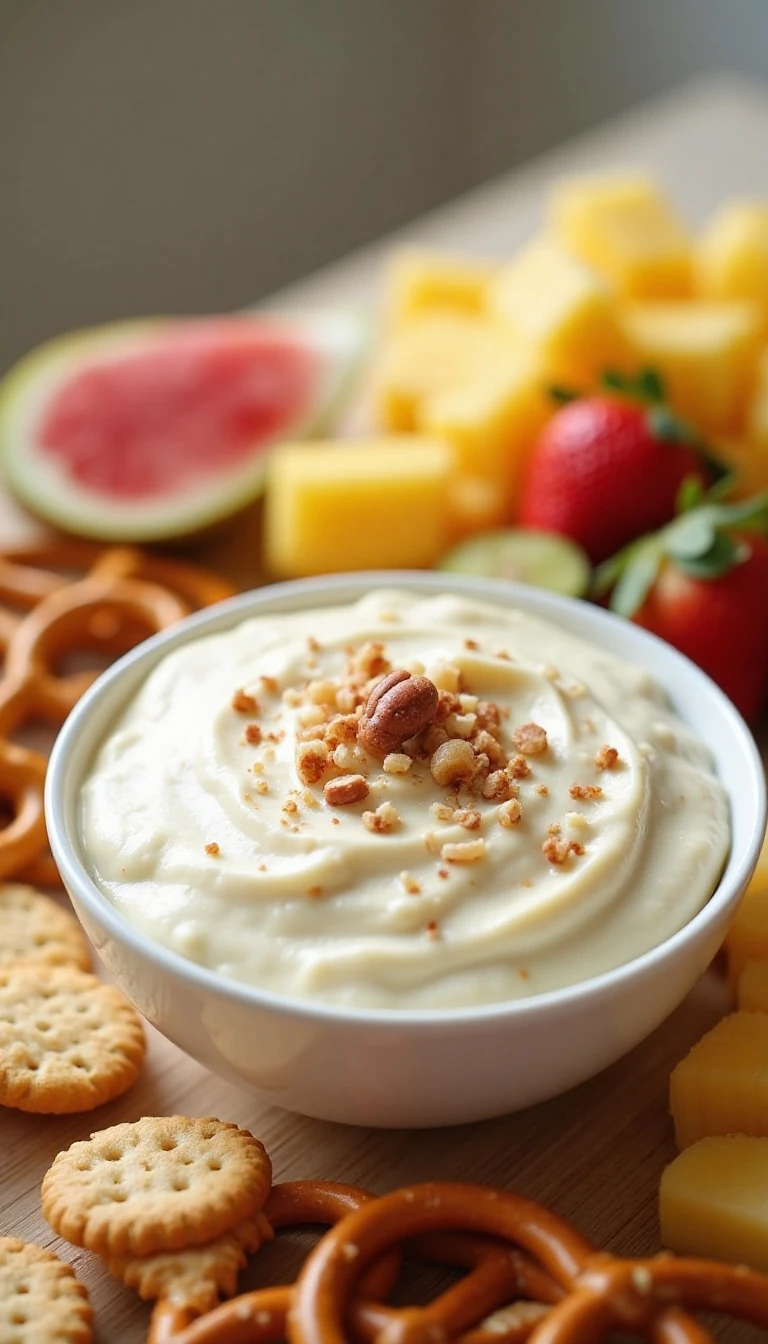 The Best Pineapple Dip Recipe (Easy & Creamy)