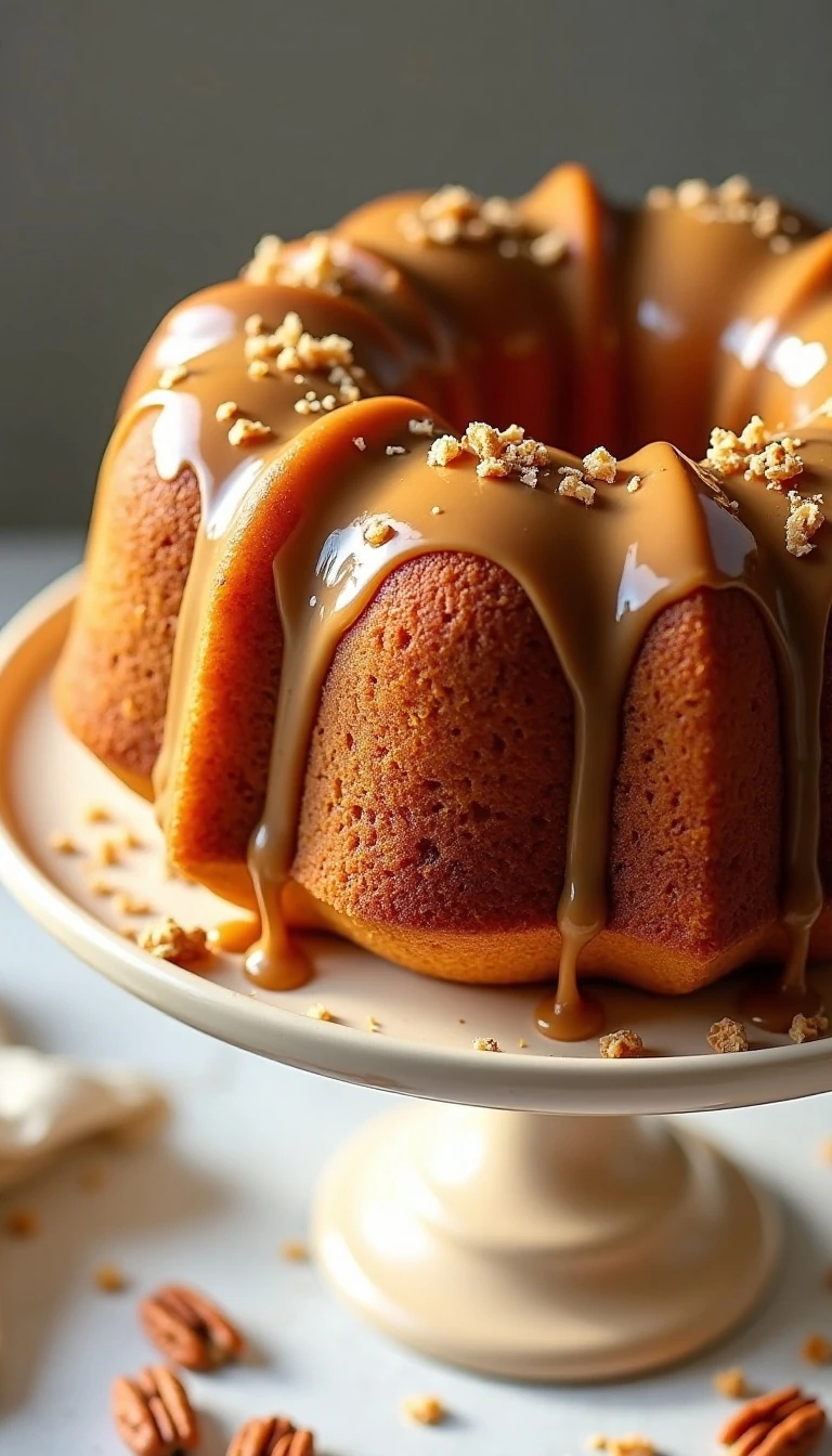 Toffee Pecan Caramel Pound Cake Recipe Everyone Loves