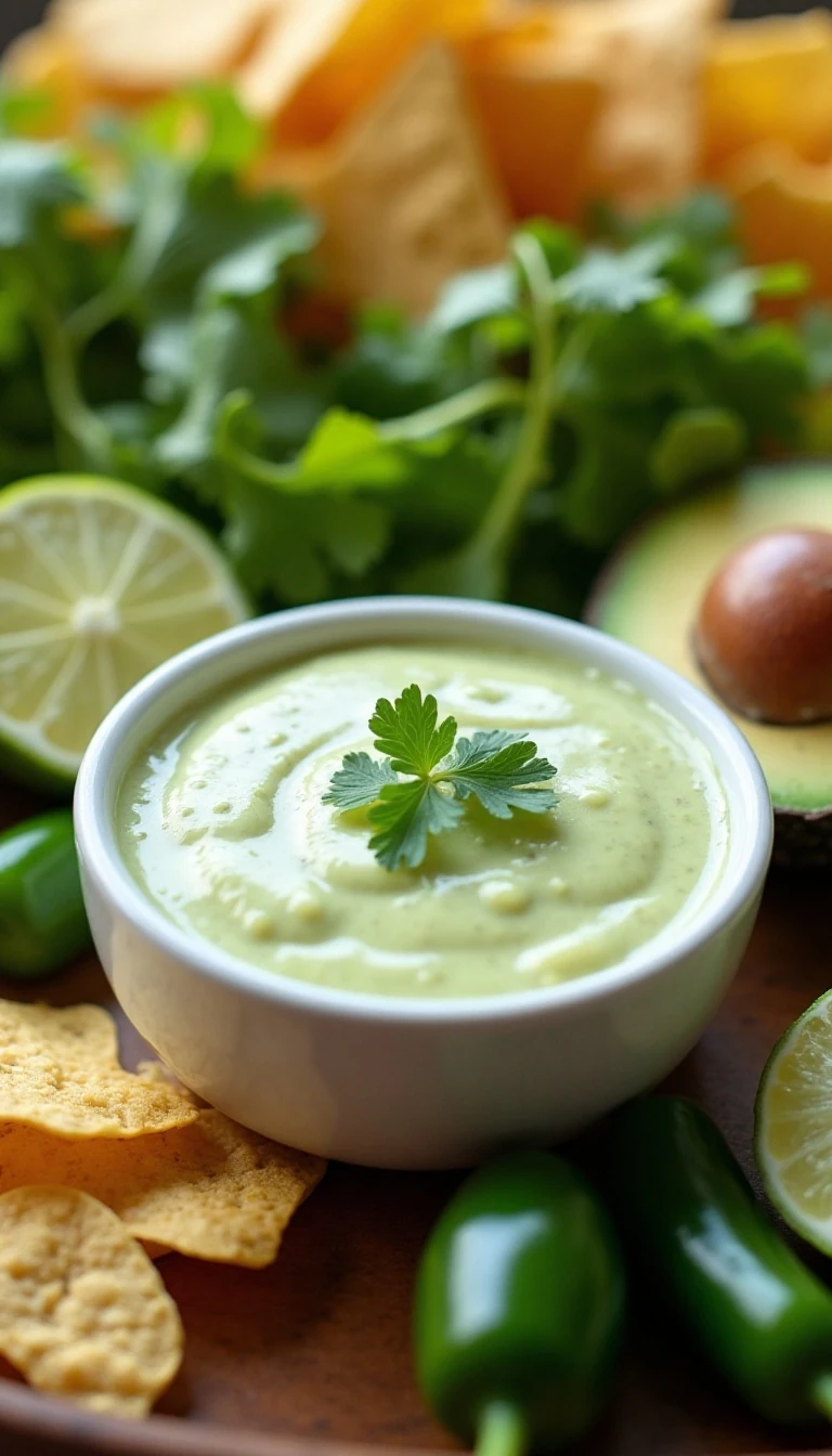 Creamy Tomatillo Avocado Ranch Dressing Recipe