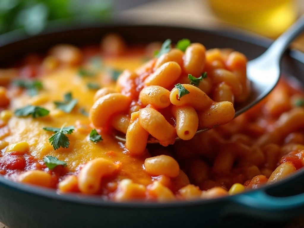 Warm leftover tomato beef casserole ready to serve
