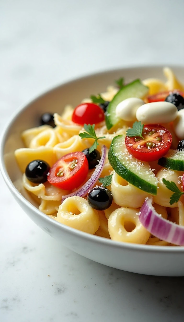 Easy Tortellini Salad Recipe with Italian Dressing