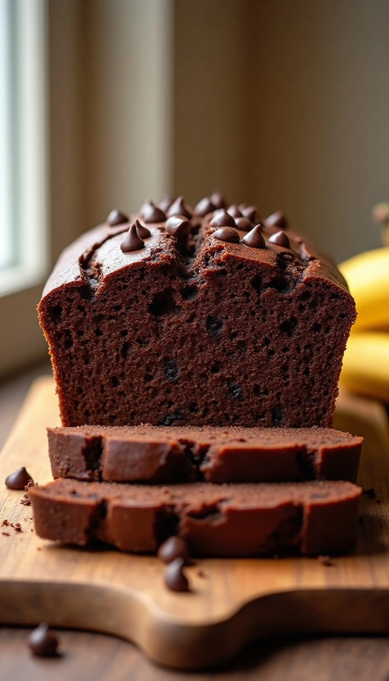 Ultimate Triple Chocolate Banana Bread Recipe