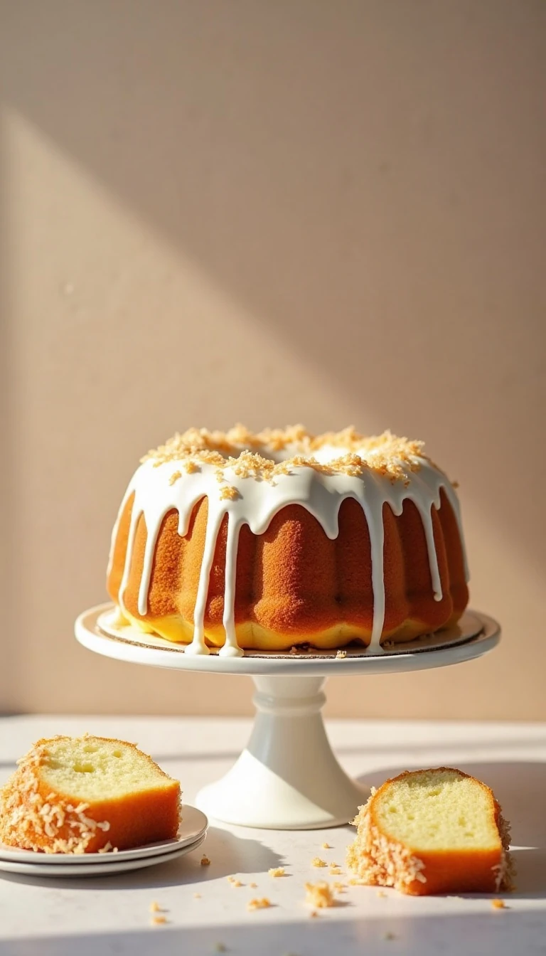Triple Coconut Pound Cake: A Rich, Moist Classic