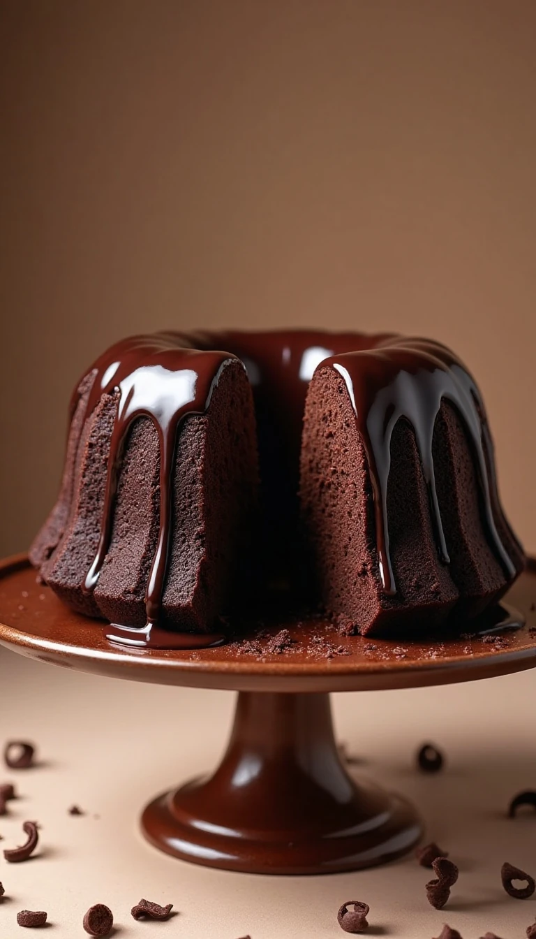 Decadent Triple Dark Chocolate Bundt Cake Recipe