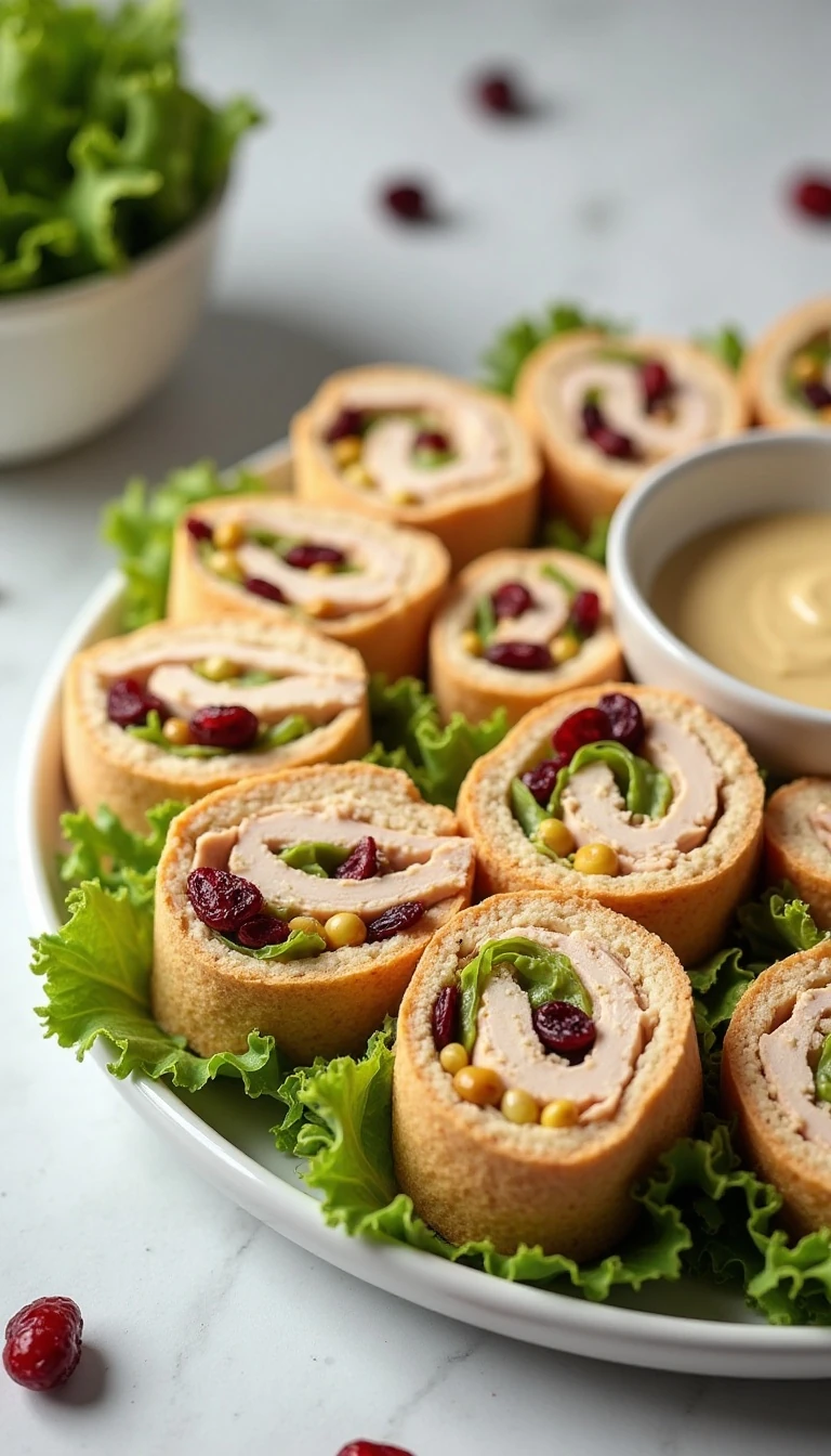 Turkey Hummus Pinwheel Appetizers Everyone Will Love