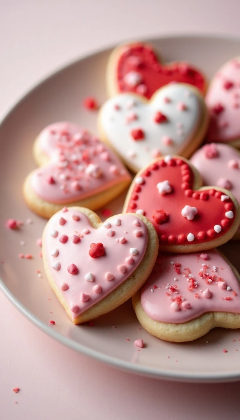 Easy Valentine Heart Cookies Recipe