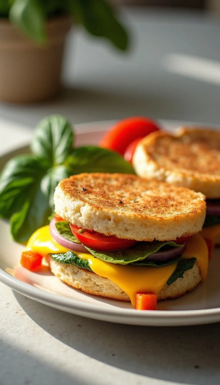 Veggie-Packed Freezer Breakfast Sandwiches Made Easy