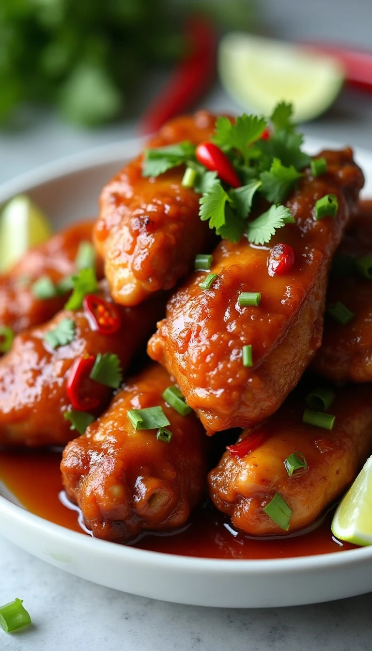 Sticky Sweet Vietnamese Chicken Wings Recipe