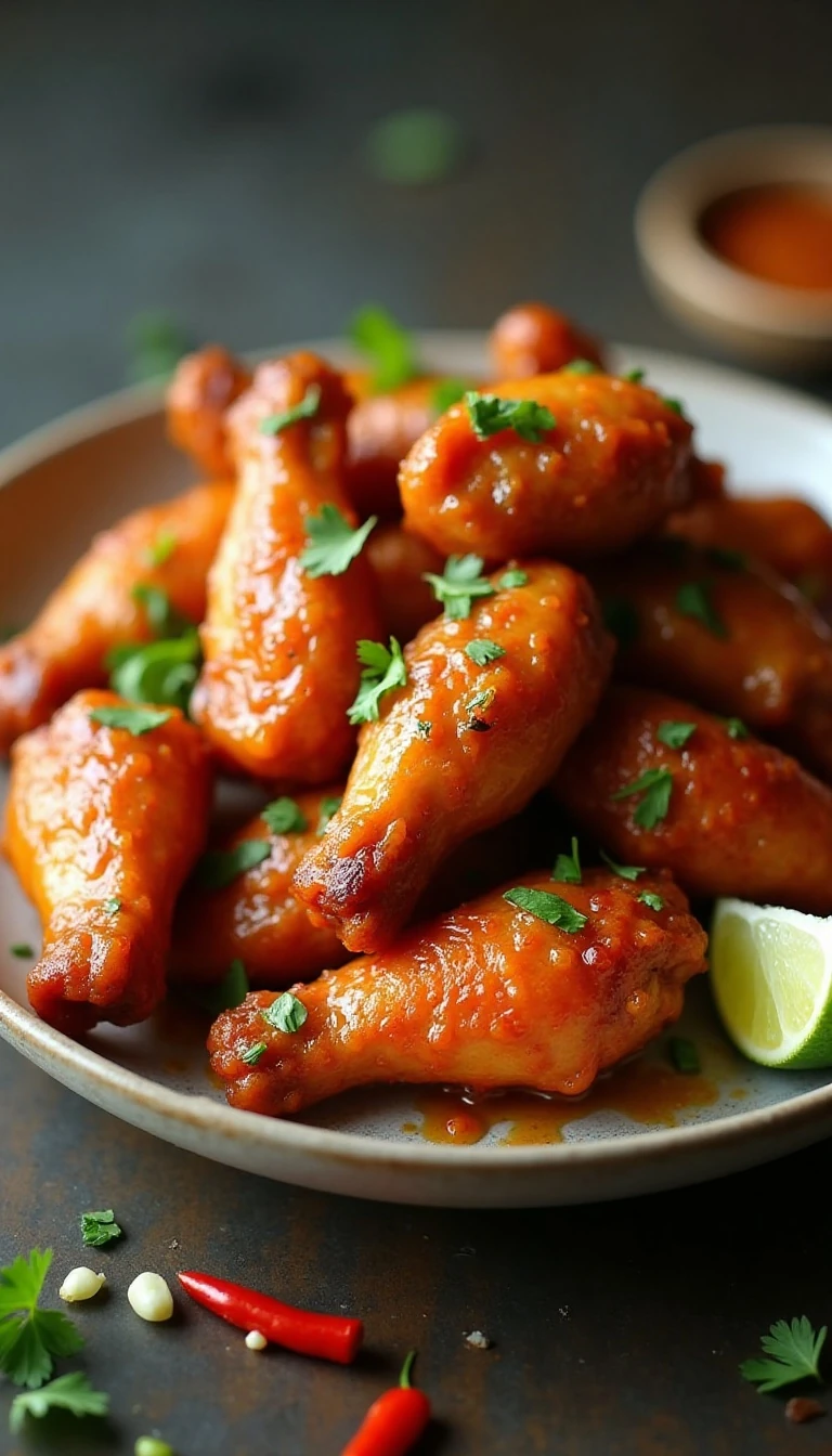 Sticky & Crispy Vietnamese Chicken Wings Recipe