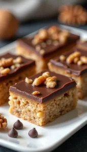 Easy Walnut Oh Henry Bars Recipe: Chewy No-Bake Chocolate Treats